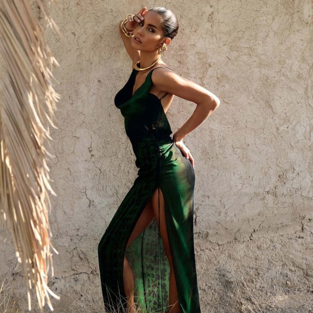 Rat & Boa Green Maxi Dress